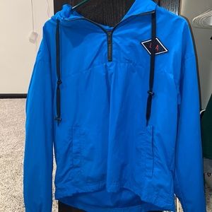 blue quarter zip up from Forever 21